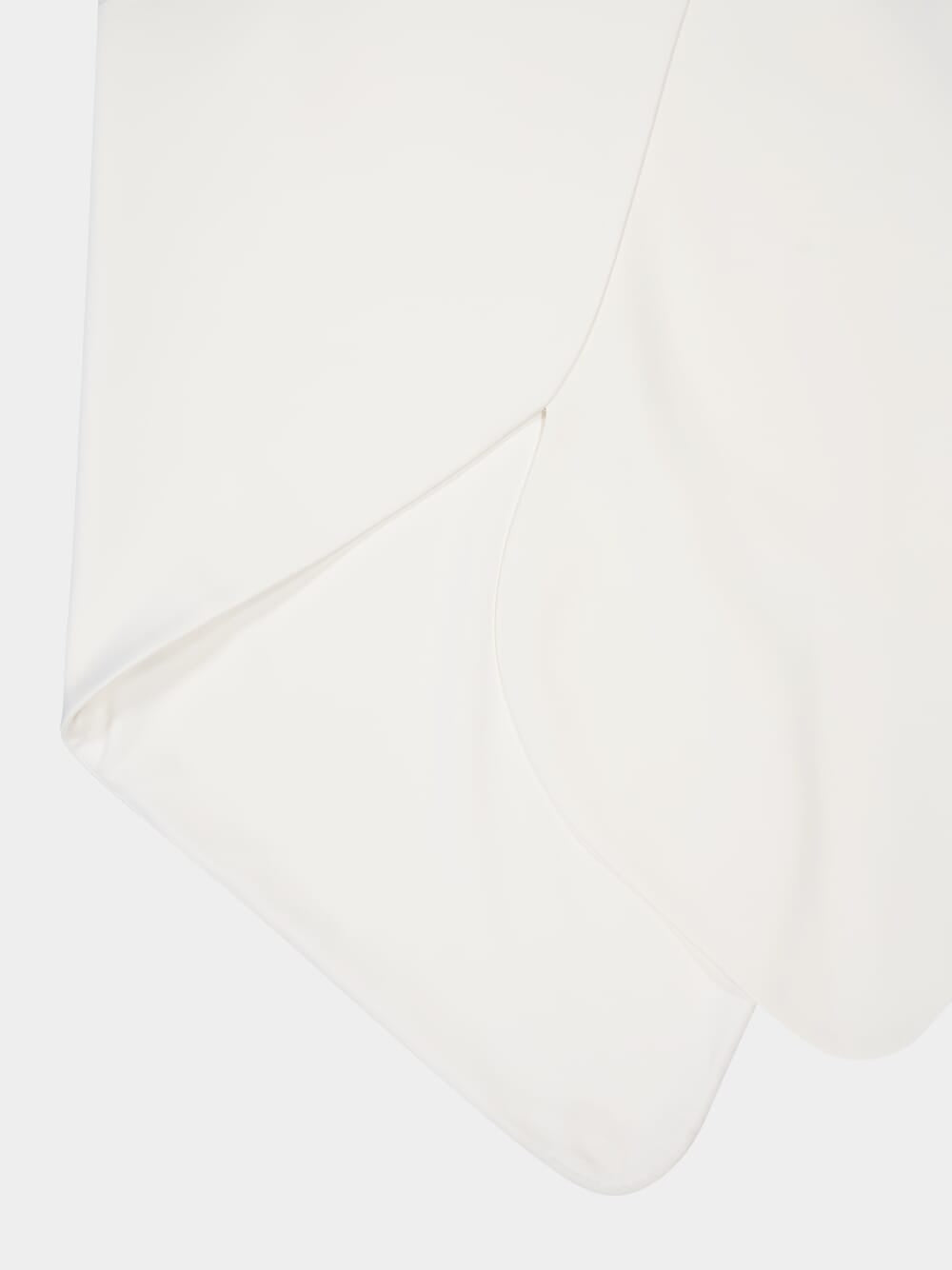 White Sleeveless Midi Dress