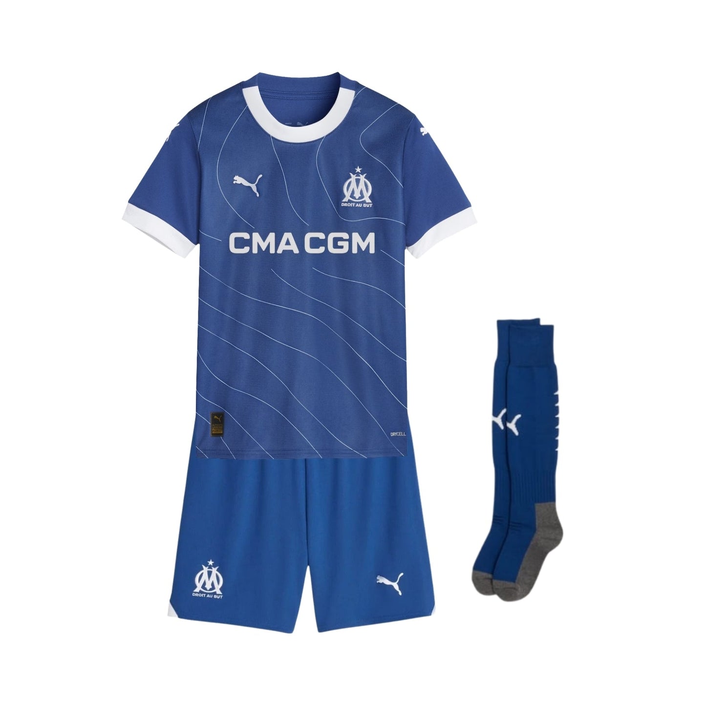 Kit de Criança - Olympique de Marseille Alternativa 23/24
