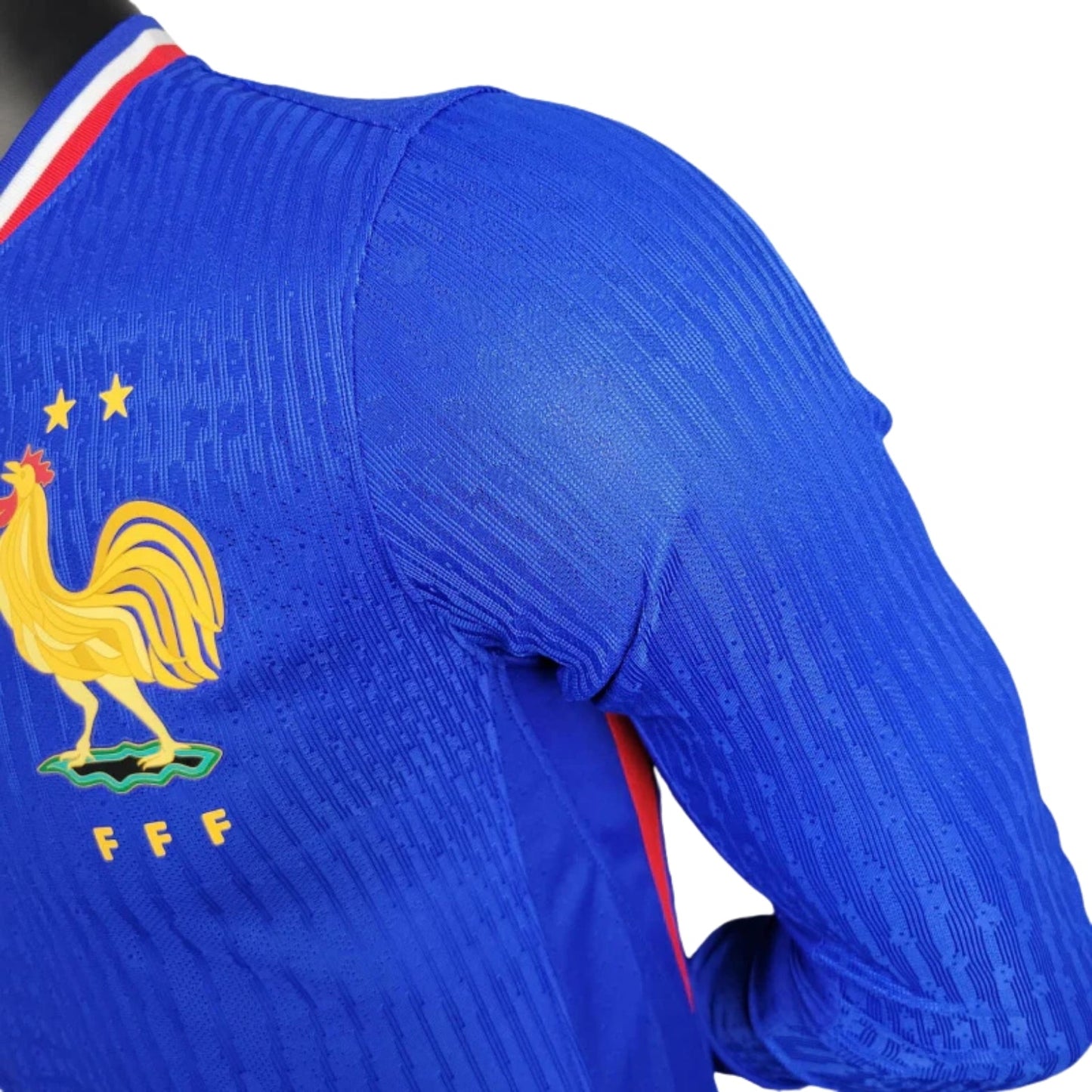 França Principal 24/25 - Manga Comprida - Versão Jogador - Euro 2024