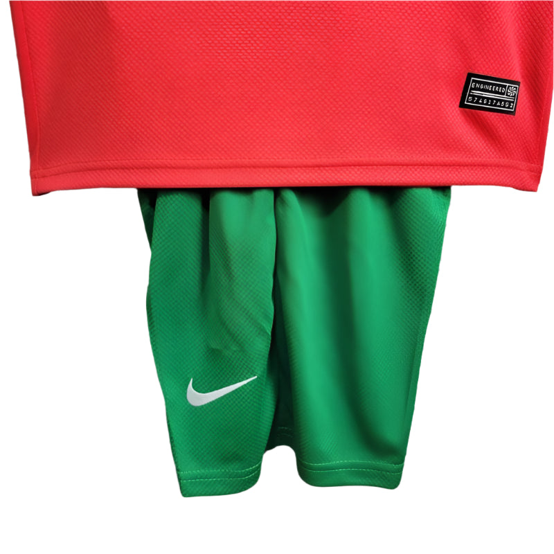Kit de Criança - Portugal Principal 24/25 - Euro 2024