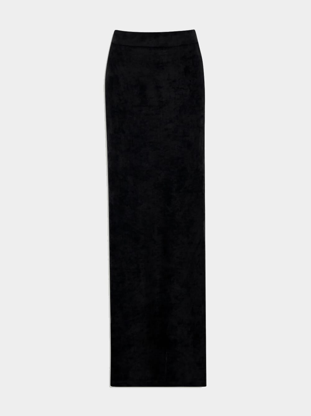 Velvet Maxi Skirt
