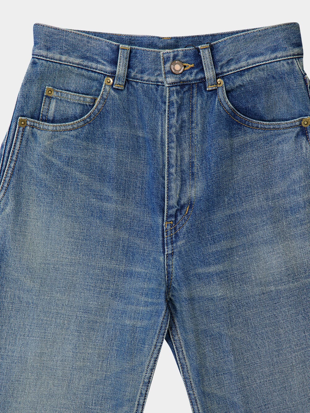 70's High-Waisted Flared Jeans