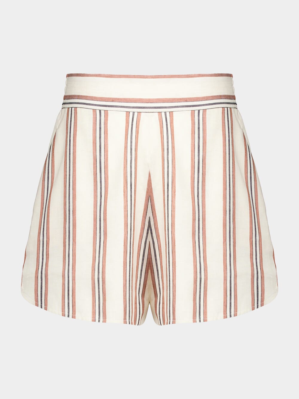 Calcita Linen Striped Shorts