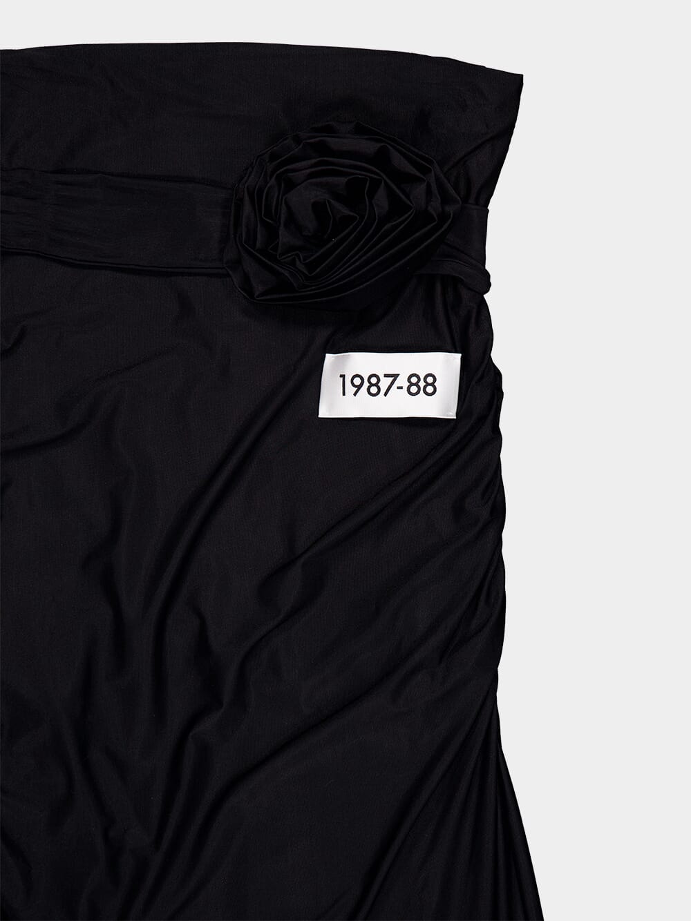 X KIM Belted Jersey Skirt