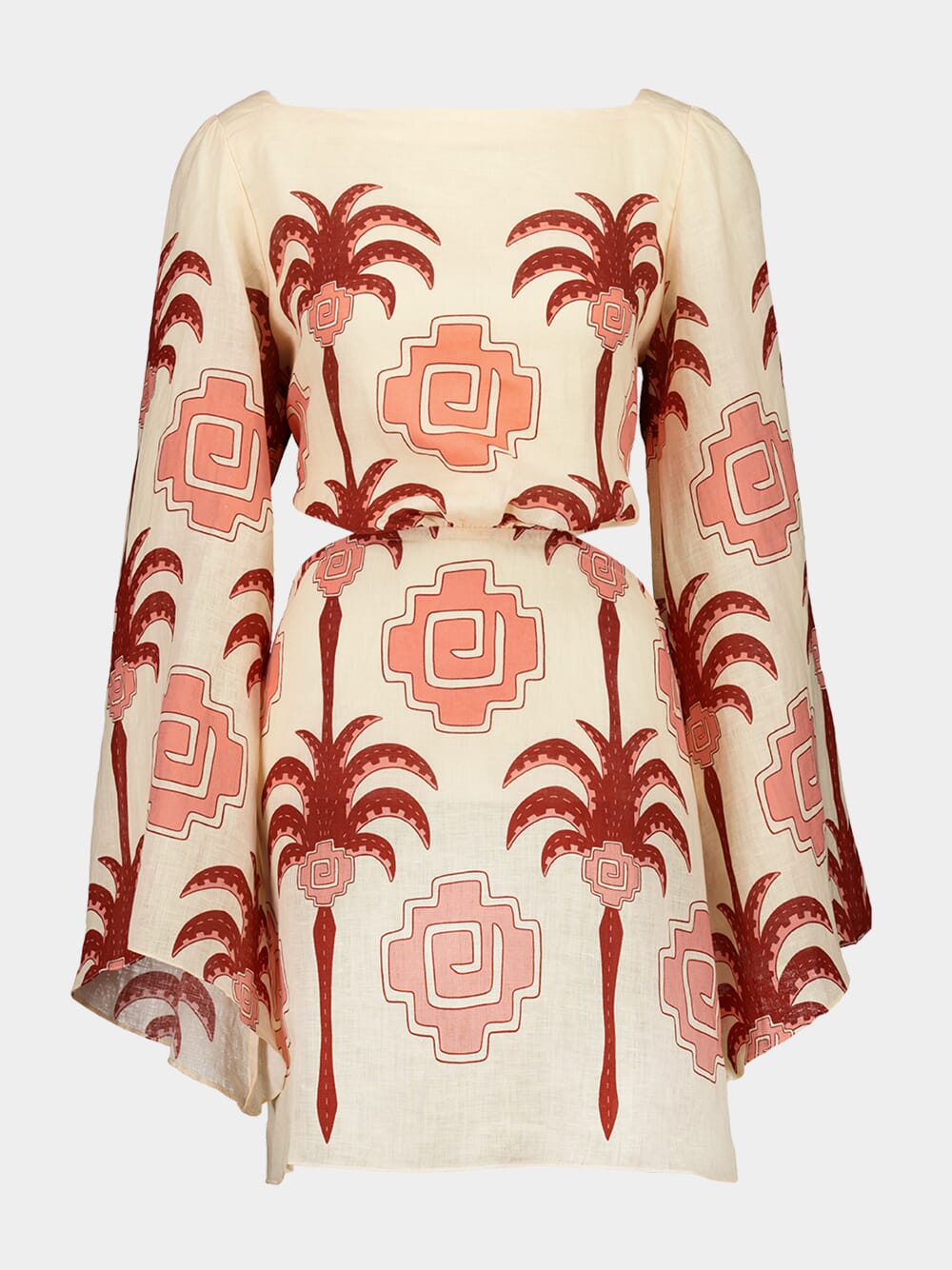 Wave After Wave Linen Mini Dress