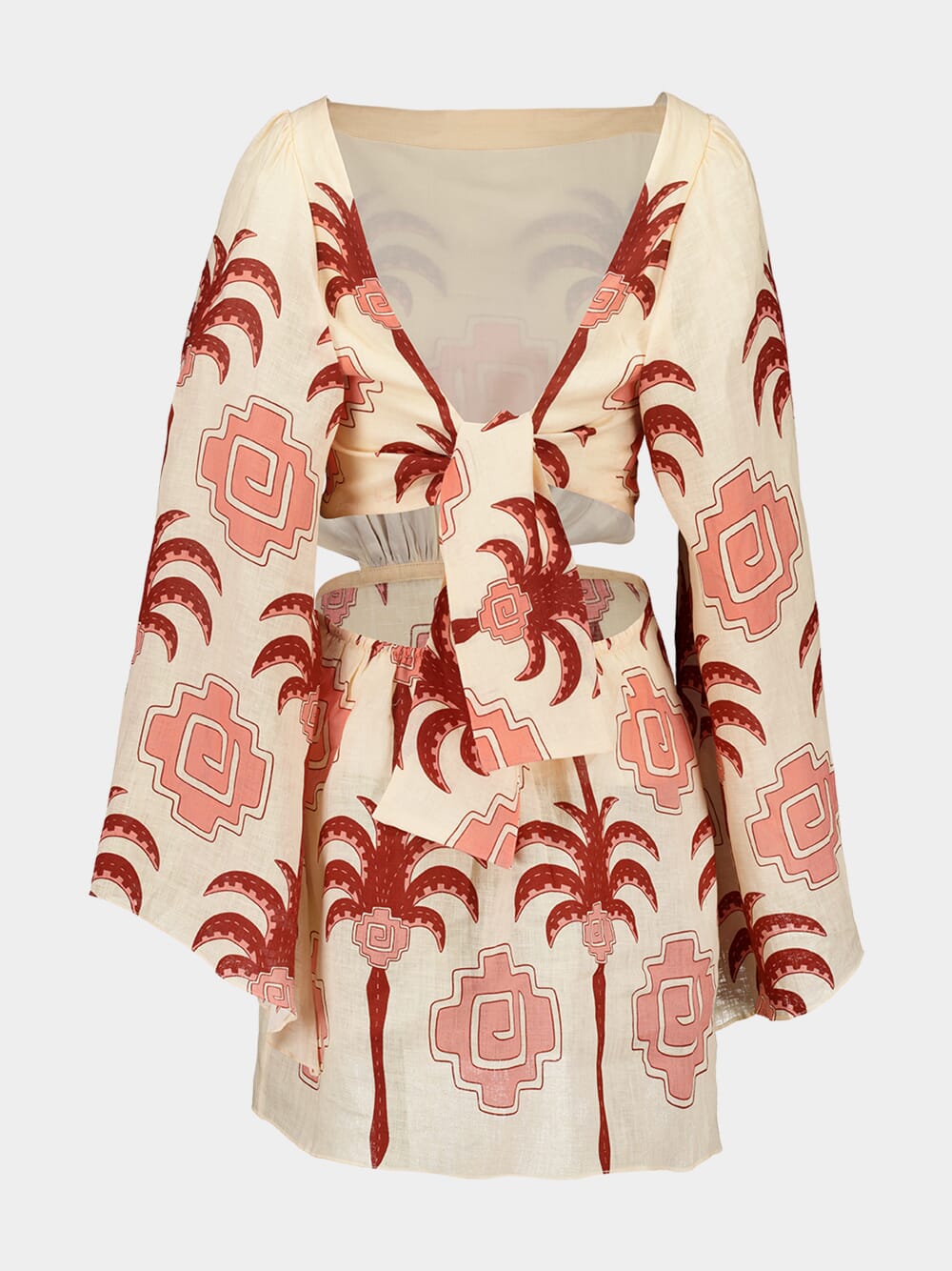 Wave After Wave Linen Mini Dress