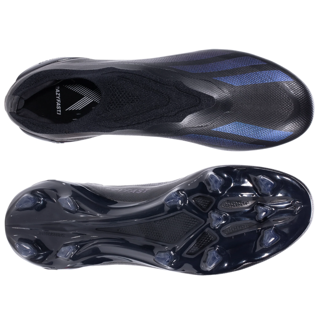 Chuteira de Campo Adidas X Crazyfast.1 FG Laceless Base Black