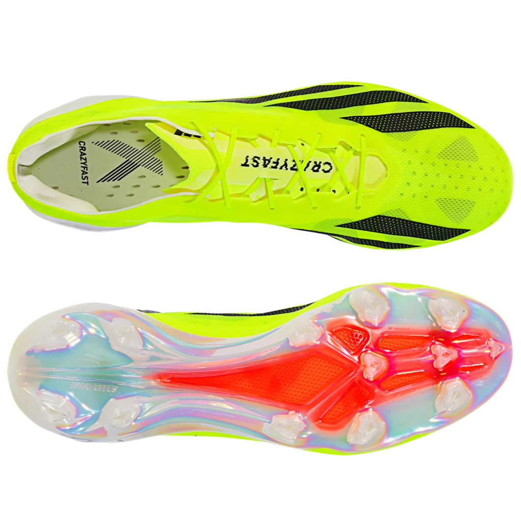 Chuteira de Campo Adidas X Crazyfast+ FG Solar Energy