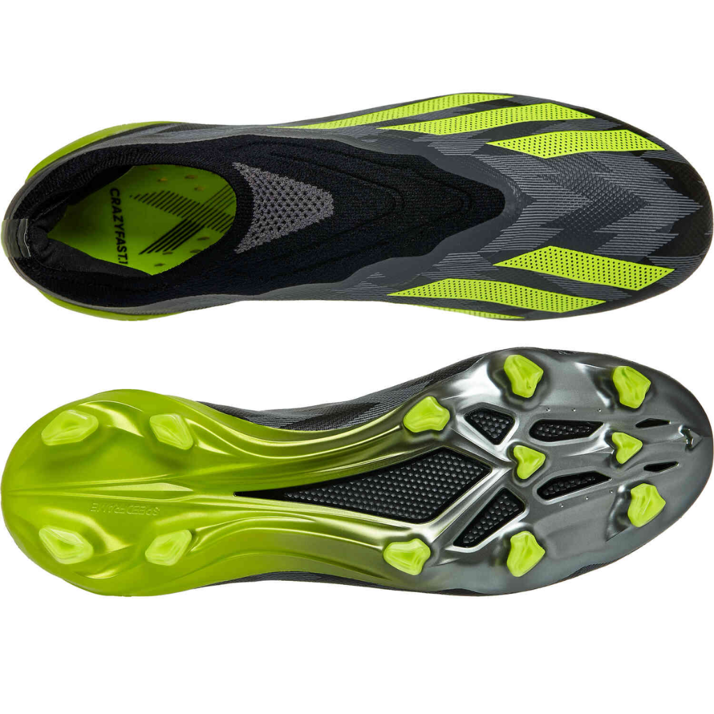 Chuteira de Campo Adidas X Crazyfast.1 FG Laceless Crazycharged