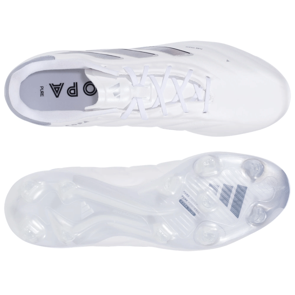 Chuteira de Campo Adidas Copa Pure 2+ FG Base White