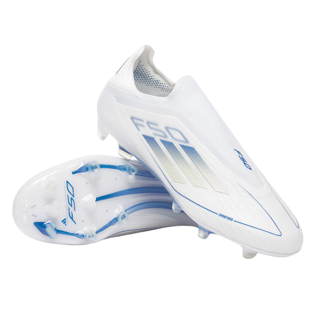 Chuteira de Campo Adidas F50 Elite FG Laceless Polar Victory