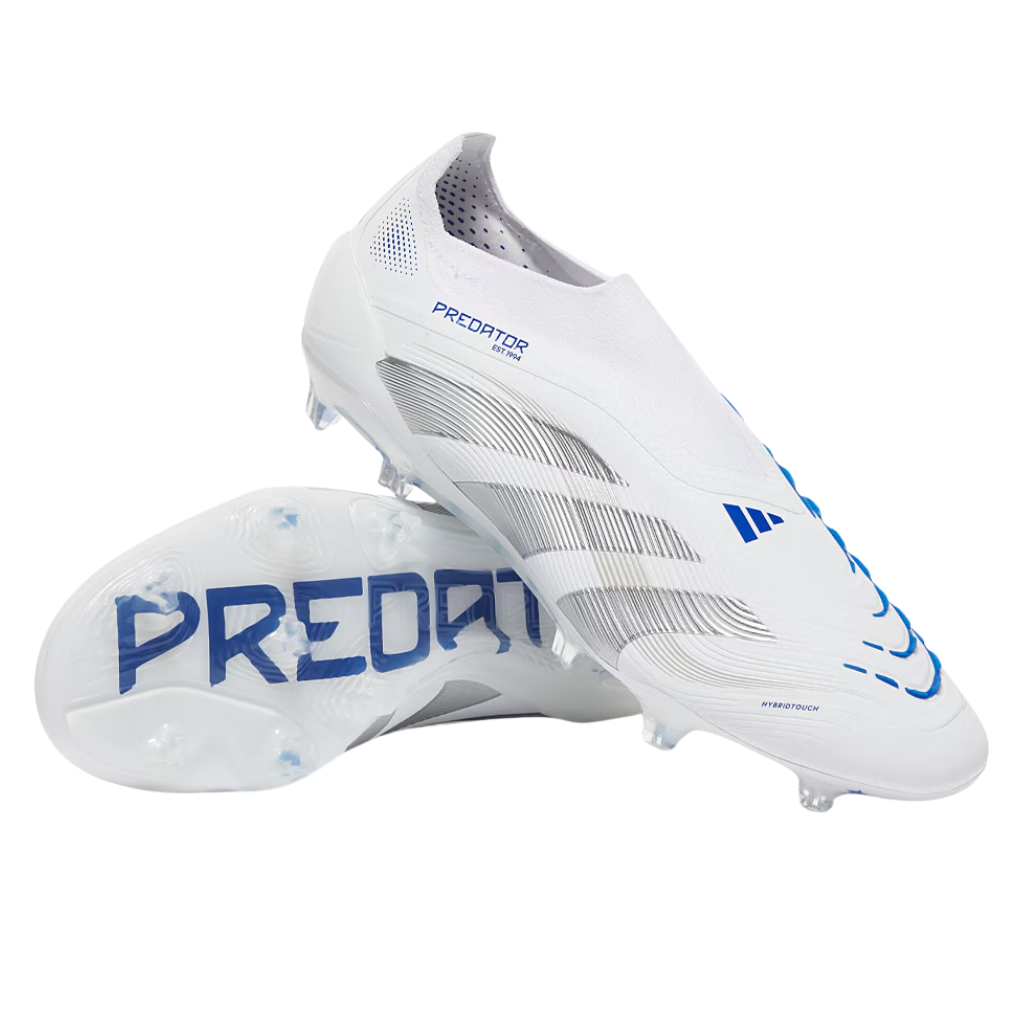 Chuteira de campo Adidas Predator 25 Laceless FG Polar Victory