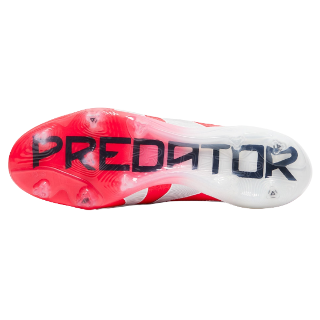 Chuteira de campo Adidas Predator 25 Laceless FG Pure Victory