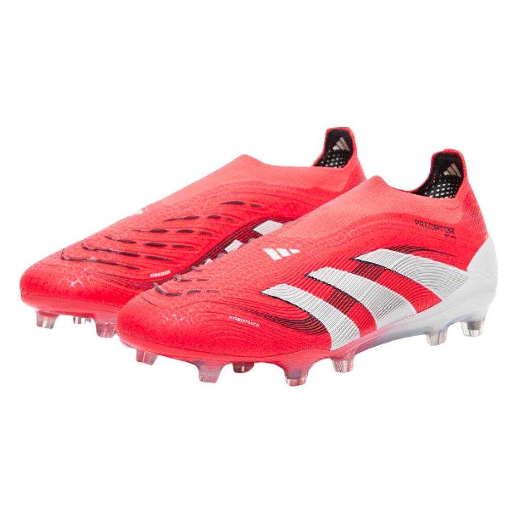 Chuteira de campo Adidas Predator 25 Laceless FG Pure Victory