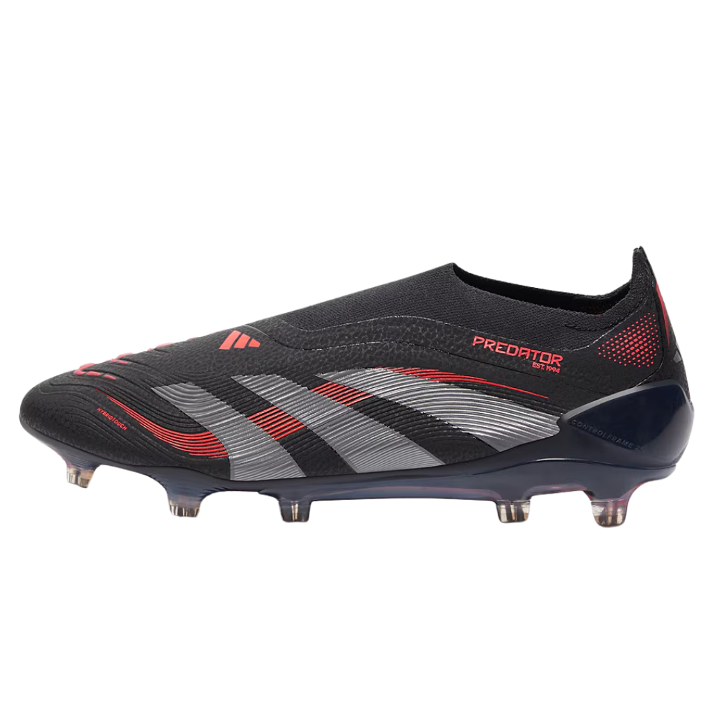 Chuteira de campo Adidas Predator 25 Laceless FG Stealth Victory