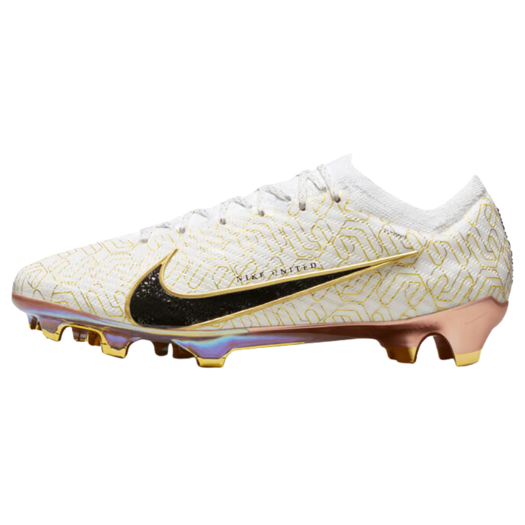 Chuteira de Campo Nike Zoom Mercurial Vapor 15 Elite FG United Golden