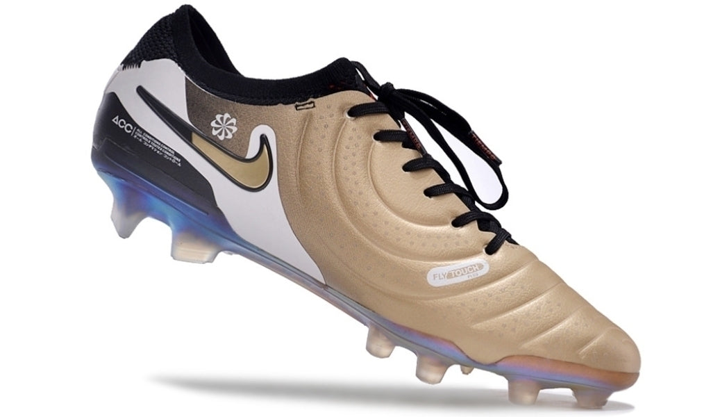 Chuteira de Campo Nike Tiempo Legend 10 Elite FG Golden Touch