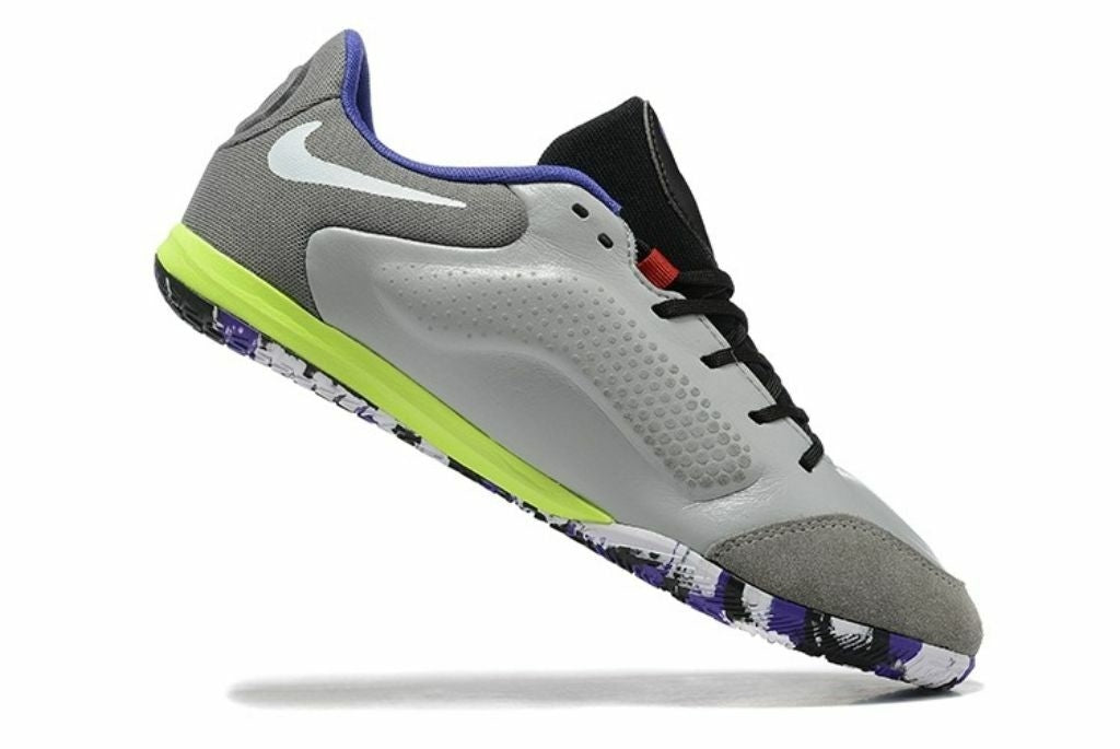 Chuteira de Futsal Nike Tiempo Legend 9 Pro IC Cinza/Roxo