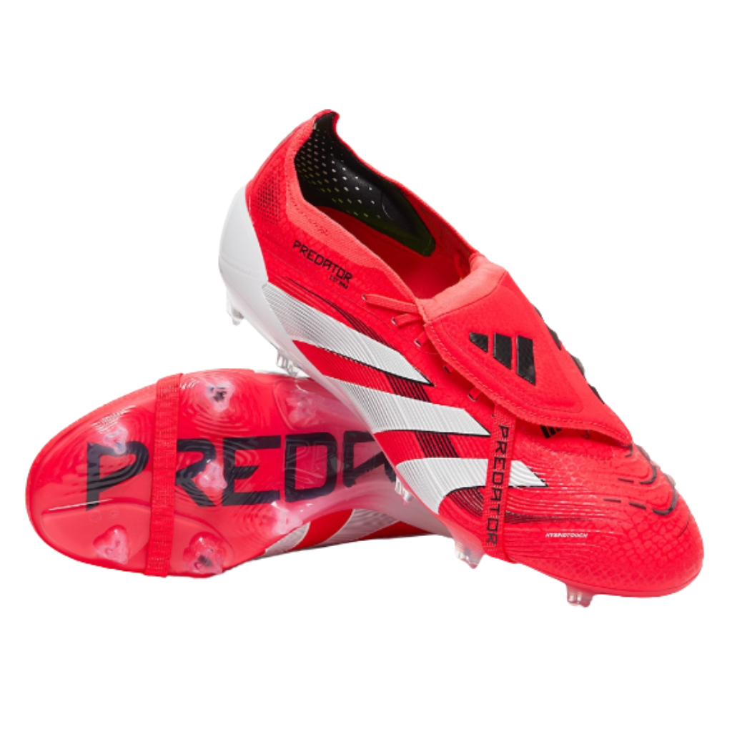 Chuteira de campo Adidas Predator 25 Foldover Tongue FG Pure Victory