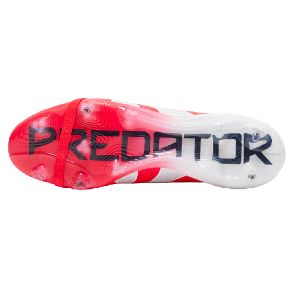 Chuteira de campo Adidas Predator 25 Foldover Tongue FG Pure Victory