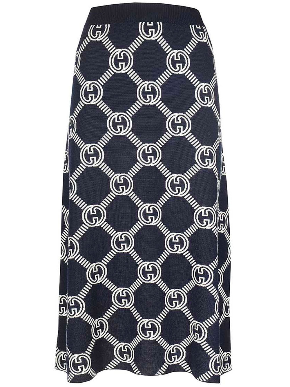 Wool Midi Skirt