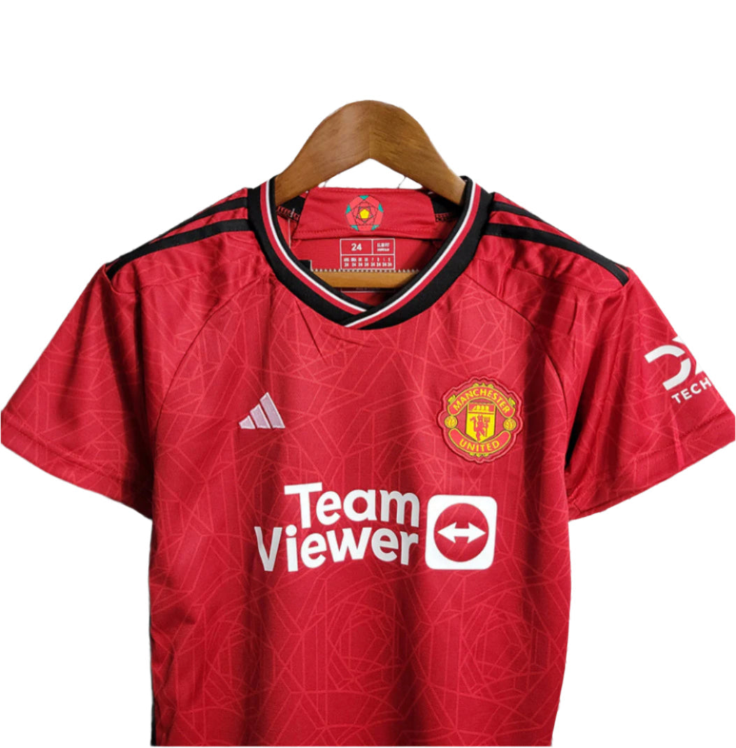 Kit de Criança - Manchester United Principal 23/24