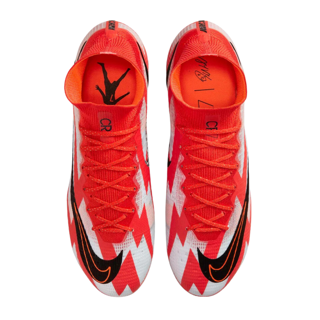 Chuteira de Campo Nike Mercurial Superfly 8 Elite FG CR7 Spark Positivity