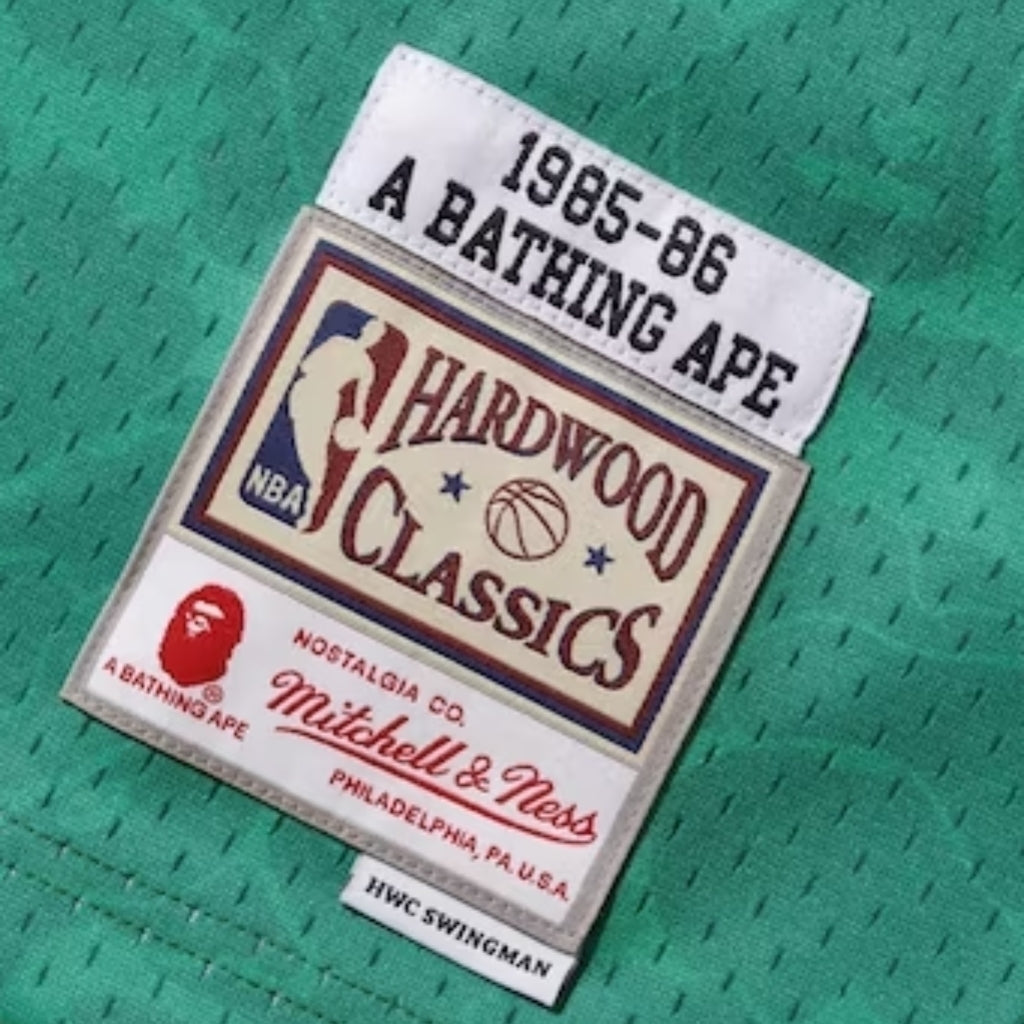 Regata Boston Celtics BAPE X Mitchell & Ness 1985/86 ABC Verde