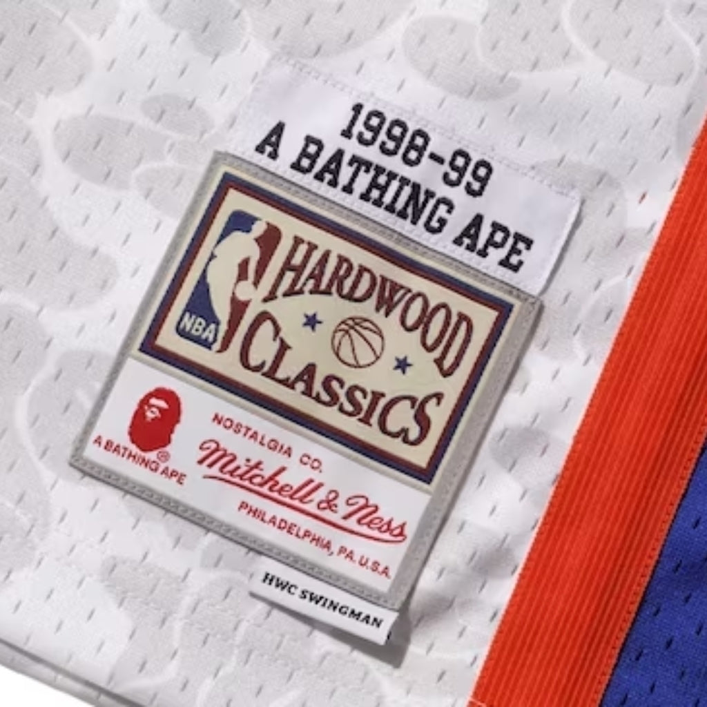 Regata New York Knicks BAPE X Mitchell & Ness ABC 1998/99