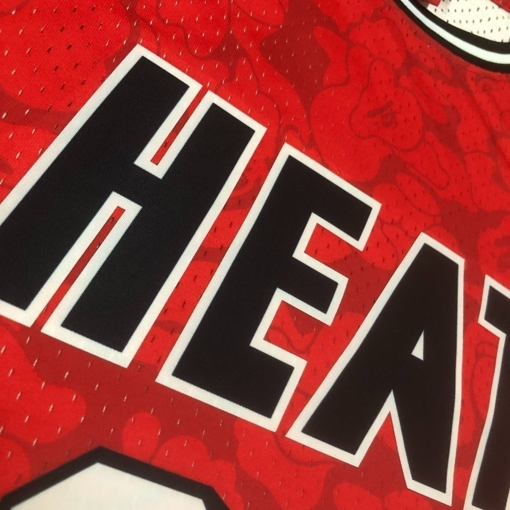 Regata Miami Heat BAPE X Mitchell & Ness 1993