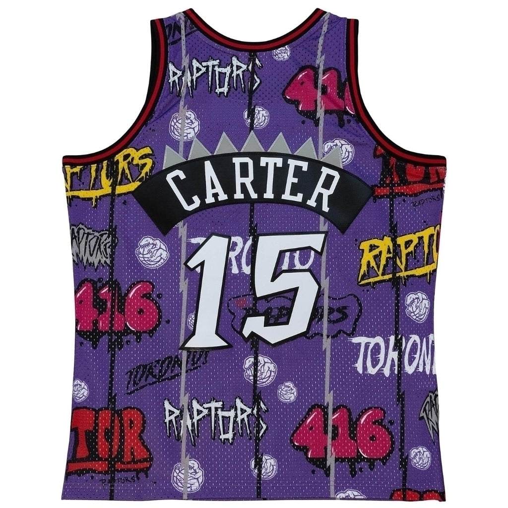 Regata Toronto Raptors Grafite Sticker Vince Carter 1998/99