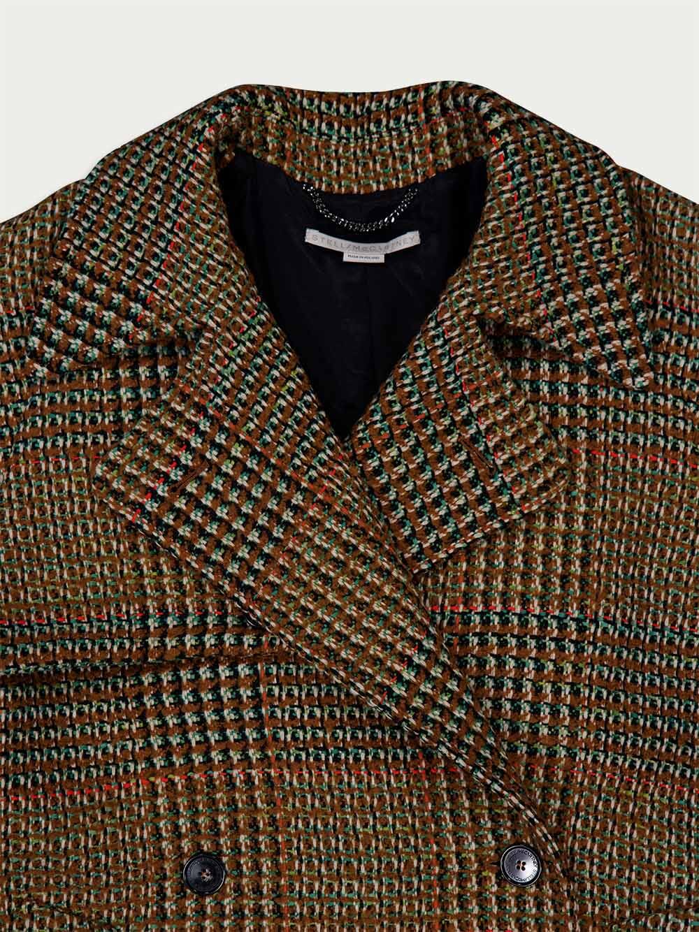 Tweed Belted Double-Breasted Coat