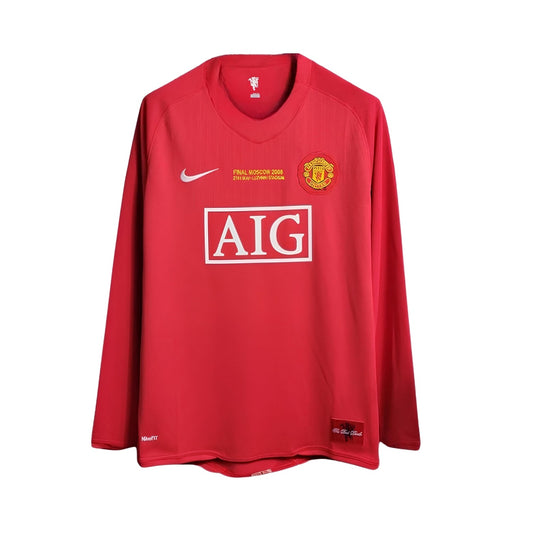 Manchester United Principal 07/08 - Final da Liga dos Campeões - Manga Comprida