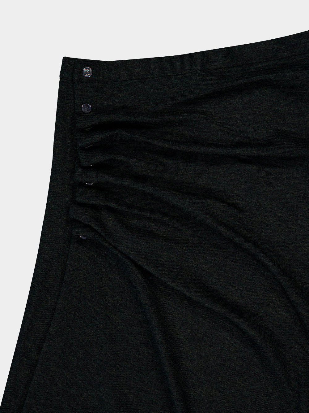 Wrap Asymmetric Midi Skirt