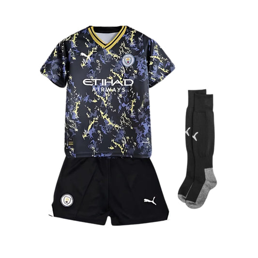 Kit de Criança - Manchester City 23/24 - Campeão FA Cup