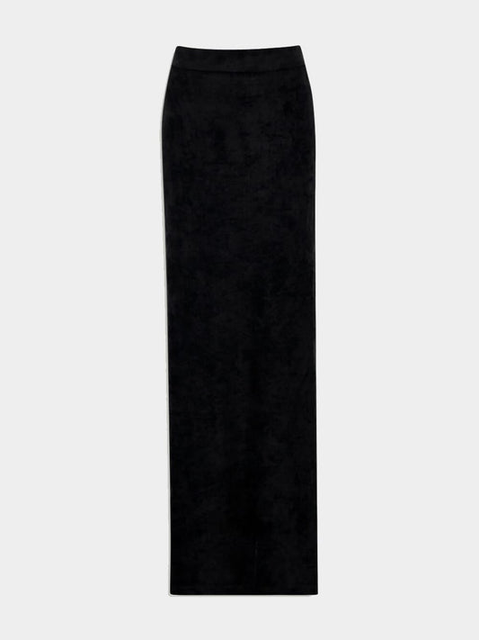 Velvet Maxi Skirt