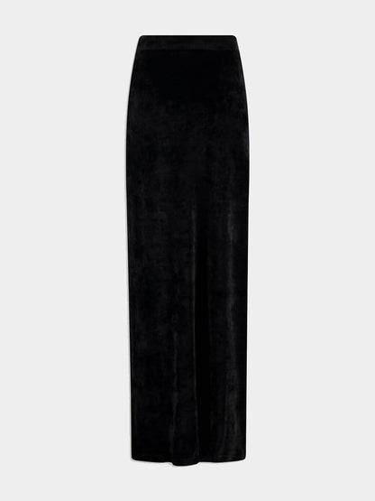 Velvet Maxi Skirt