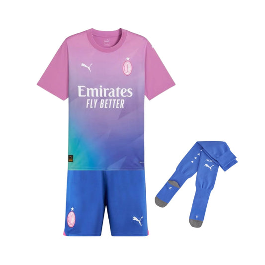 Kit de Criança - AC Milan Terceiro 23/24