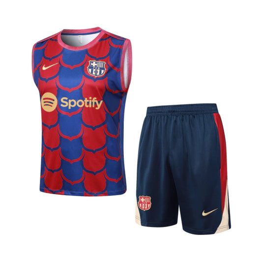 Barcelona 24/25 - Equipamento de Treino - Manga Cava
