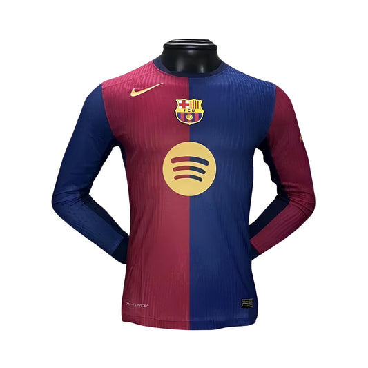Barcelona Principal Edição Especial 24/25 - Manga Comprida - Versão Jogador