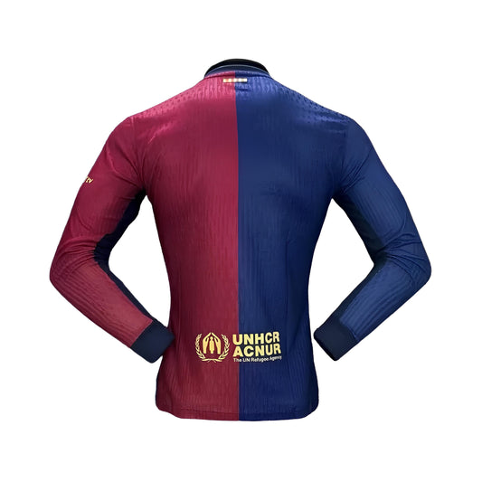 Barcelona Principal Edição Especial 24/25 - Manga Comprida - Versão Jogador