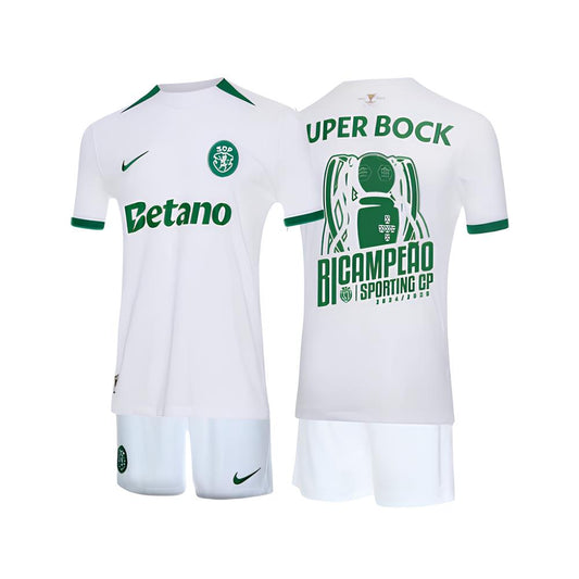 Kit de Criança - Sporting Alternativa 24/25 - Edição Bicampeão