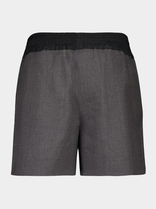 Ardesia Grey Superfine Wool Shorts