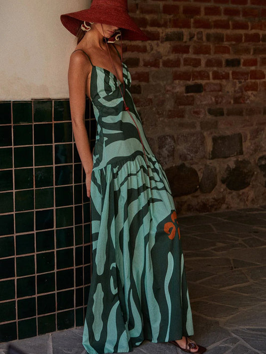 Zea Palm Maxi Dress