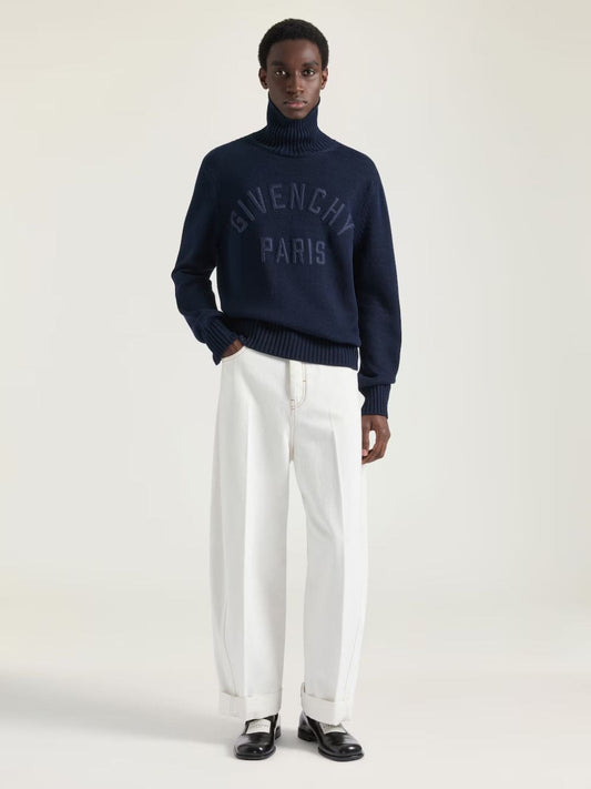 White Relaxed Fit Denim Jeans