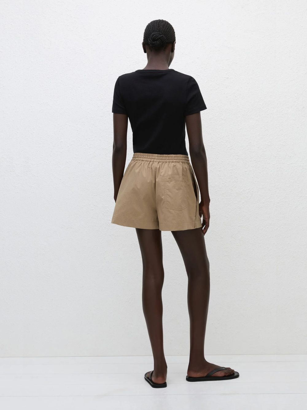 Stone Beige Relaxed Shorts