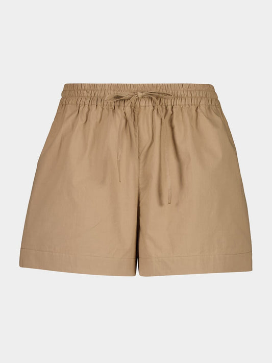 Stone Beige Relaxed Shorts