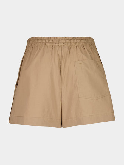 Stone Beige Relaxed Shorts