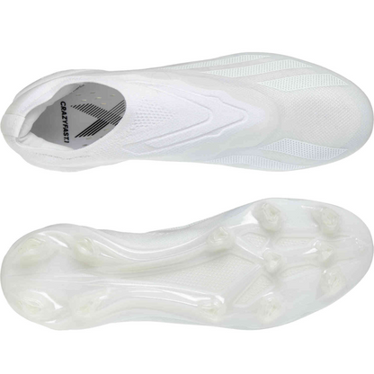 Chuteira de Campo Adidas X Crazyfast.1 FG Laceless Pearlized