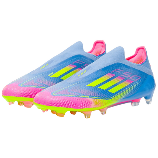 Chuteira de campo Adidas F50 Elite Laceless FG Celestial Victory